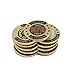 Ship From USA Metal Pressing Poker Cards Guard Protector Poker Chip Coins Inlay Lucky Souvenir 1-pc Set (AK SUITED)