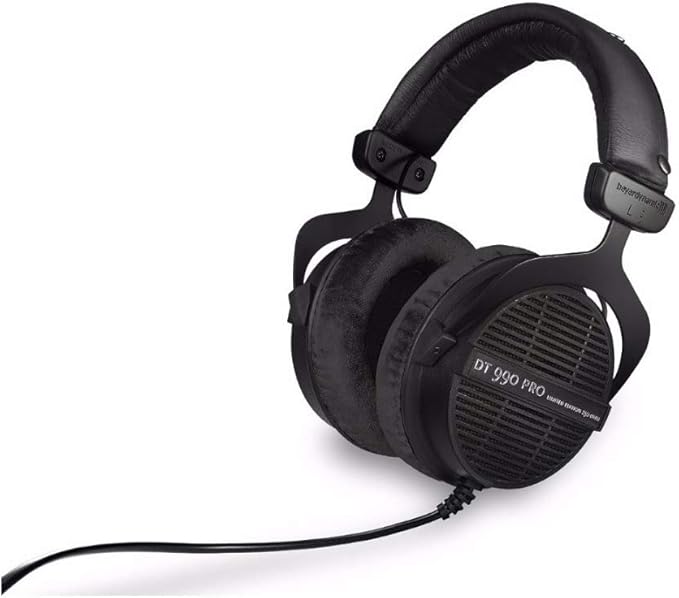 Amazon Beyerdynamic Dt 990 Pro Studio 250 Ohm ヘッドホン ニンジャブラック 限定版 追加のイヤーパッドセット シルバー バンドル ベイヤーダイナミック 家電 カメラ