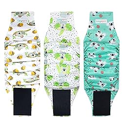 Langsprit Male Belly Bands for Dogs