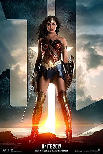 KodiakPrints Justice League - Wonder Woman (2017, English Version) Advance Movie Poster - Size 24"x36"