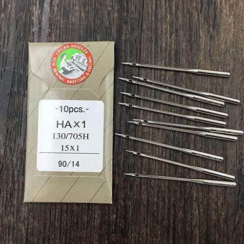 YICBOR Domestic Sewing Machine Needles HAX1 for Organ. (8 Packs) Size 8