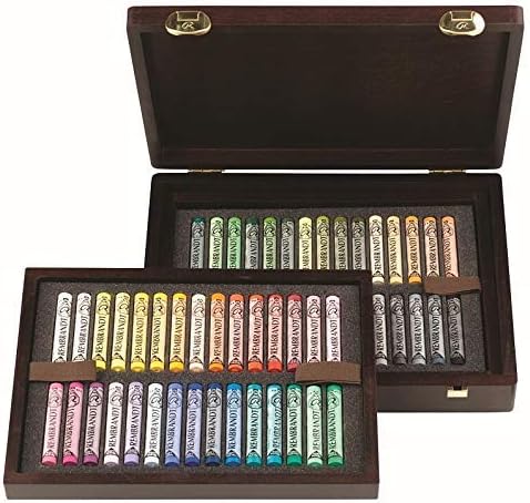 Rembrandt CAJA MADERA 60 PASTELES: Amazon.es: Hogar