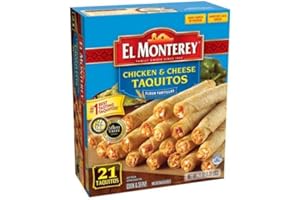 El Monterey Chicken and Cheese Flour Taquitos , 1.31 Pound -- 5 per case.