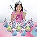 Unicorn Mermaid Party Supplies Set, Sturdy Birthday Decorations & Tableware in Rainbow Pastel Colors with Plates, Cups, Napkins, Straws, Cupcake Wrappers, Toppers, Banner, Table Cover, Tiara, & Wand