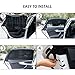 Baby Car Window Shade,Universal Rear Window Sun Shade with Breathable Mesh,Premium for Small & Medium Car Camping(2 Pack)