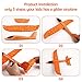 BeebeeRun EPP Foam Airplane 2 Pcs,Outdoor Game Flying Toys for 3 4 5 6 7+ Year Old Boys Girls, Christmas Toys Gifts Present for Kids Children