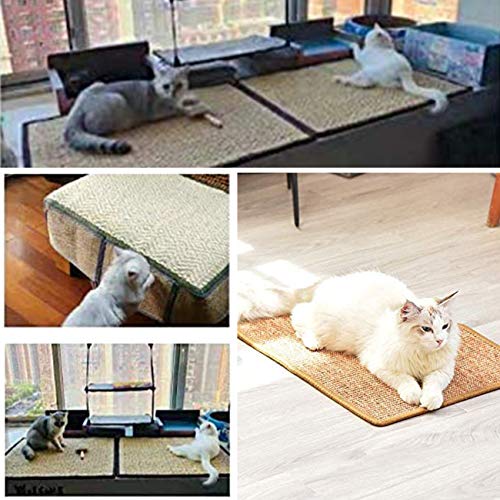 Cat Scratching Mat 100 Natural Sisal Scratcher Horizontal Scratching