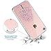 CarterLily iPhone 7 Case, iPhone 8 Case, [3-Pack] [Shock Absorption] Clear Cherry Blossoms Design Pattern Soft Flexible TPU Back Case for iPhone 7 iPhone 8 4.7'' - Pink