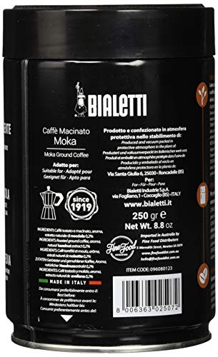 Bialetti Ground Coffee/Espressopulver Nocciola, gemahlen 250 gr. – Bild 3