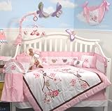 SoHo Baby Crib Bedding 10Pc, Lovebird