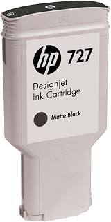 HP 727 Matte Black 300-ml DesignJet Ink Cartridge for T2500 T1500 T900 view 3