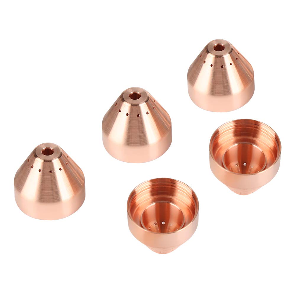 Akozon Plasma Shield Cap, 5 pcs/Set 220993 Plasma Cutter Cutting Torch Consumables Shield Cap for MAX105