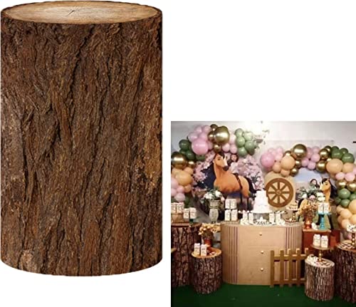 Iydamc Vintage Wooden Pedestal Covers