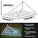 DIMPLES EXCEL Mosquito Net for Single Camping Bed - 250 Holes per Square Inch, Compact and Lightweight