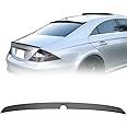 MODILOVER Rear Roof Spoiler, Compatible with 2005-2010 Mercedes Benz W219 CLS, ABS Plastic RL Style Unpainted Car Window Top Spoiler Lip Wing