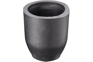 QNK #5 5kg Clay Graphite Crucible for Melting Metal Copper Casting Gold Refining Silver Brass Aluminum Black Foundry Cup