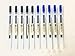 MUJI Gel Ink Ball Point Pen 0.38mm Mixed 10pcs [Black 5 pcs & Blue 5 pcs]