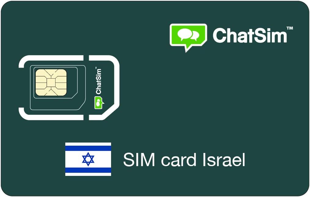 International SIM Card for travelling in ISRAEL and all over the world – ChatSim – coverage in 165 countries, global roaming – multi-operator GSM/2G/3G/4G network. 1 GB for 30 days