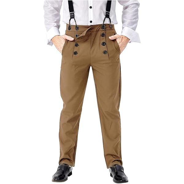 Pants, Womens Gothic Steampunk Pants For Men Victorian Style