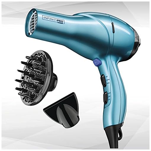 INFINITIPRO BY CONAIR 1875 Watt Salon Performance AC Motor Styling Tool/Hair Dryer; Aqua - Amazon Exclusive - Image 3