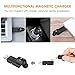 Mini Bluetooth Headset Invisible Smallest Earbud Wireless Headphone w/ Magnet USB Charger 6.5H Playtime Car Single Earpiece IPX5 Sweatproof Earphone w/ Mic for iPhone and Andriod Phones (1 piece)