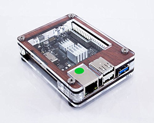 Rock64 Wood Zebra Case for the ROCK64 Media Board ~ C4Labs