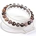 Natural Petrified Wood Fossil Gemstone 8mm Round Beads Stretch Bracelet 7 Inch Unisex