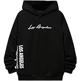 SOLY HUX Boy's Hoodies Letter Graphic Sweatshirt Drop Shoulder Long Sleeve Casual Pullover Tops