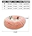 Cat Beds & Furniture,Calming Dog Beds for Small Medium Dogs,Detachable Cat Bed for Indoor Cats, Anti-Slip Faux Fur Fluffy Donut Cuddler Cat Cave, Fits up to 13-40 lbs (S-20 * 20 * 7inch, Pink)