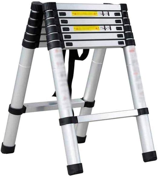 Teleskopleiter Sicherheit rutschfeste Matte Schwere Aluminiumlegierung