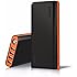 EasyAcc 20000mAh Power Bank (4A Dual-Input Fastest Charge 4.8A Smart Output) External Battery Pack Charger Portable Charger for Android iPhone Samsung HTC - Black and Orange