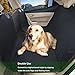 UPSKY Dog Car Seat Cover Luxury Pet Seat Cover with Mesh Window, Side Flap, 4 straps, 600D Heavy Duty Waterproof Scratch Proof Nonslip Pet Seat Cover Hammock for Cars SUVs and Trucks