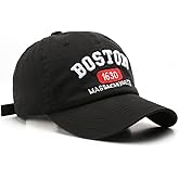 Boston Cap Unisex Baseball Cap Sun Hat Adjustable Trucker Cap