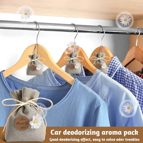 PERCEA Lavender Sachets, 10 Packs Natural Dried Lavender Bags, Home Fragrance Sachet for Drawers, Closets, Dressers, Car, Home