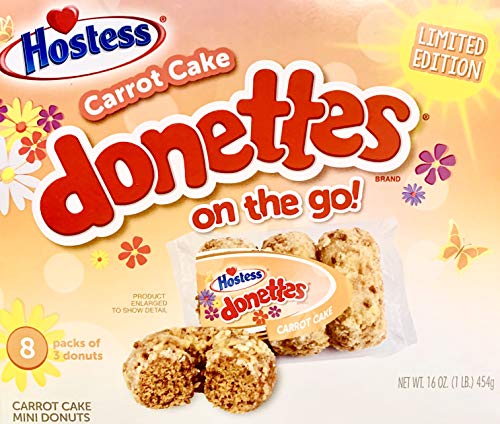 Carrot Cake Donettes Snack Mini Donuts (On the Go)