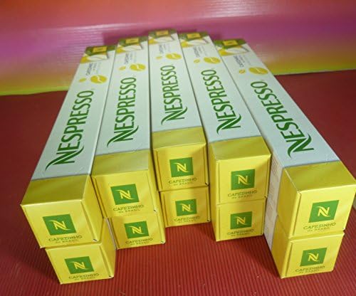 Nespresso 10 Sleeves New Limited Edition 2016, Coffee CAFEZINHO DO BRASIL Intensity 9, Fresh