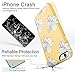AknaCase Case Compatible with iPhone 6/6s for Girls, Get-It-Now Collection High Impact Flexible Silicon Cover [Retro Yellow Floral](216-U.S)