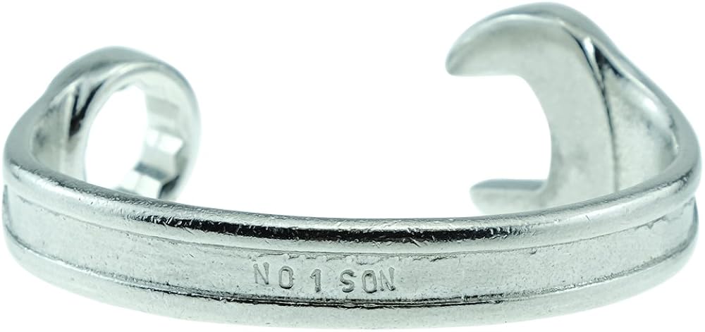 Pirantin Number 1 Son Gift - Spanner Bangle Bracelet - Stamped With Words 'NO 1 SON', Perfect for Christmas Gifts & Birthday Gifts - Image 5