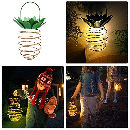 image for Allytech 2 Pack Solar Garden Lights - Pretty Nice Waterproof LED Pinea