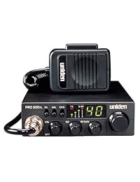 Uniden 40 Channel CB Radio, PRO520XL, talla única , Negro