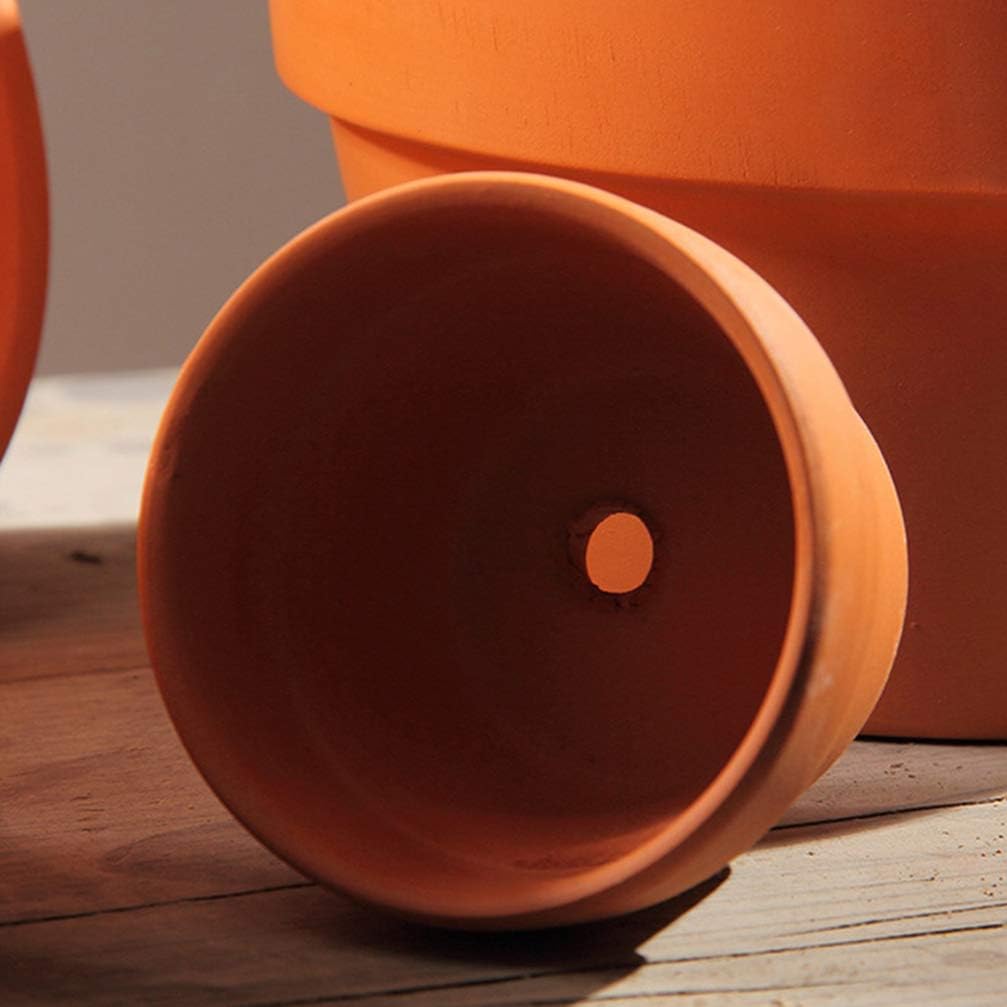 BESTonZON 20PCS Mini Clay Pots, 1.2'' Plant Pots Terracotta, Small Clay Plant Pots Mini Terracotta Flower Pots - Image 4