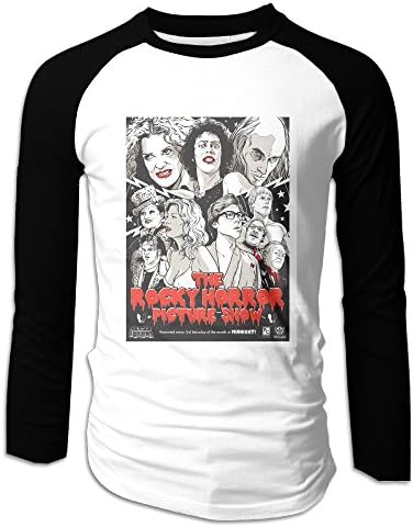 Rocky Horror Picture Show Poster Man Long Sleeve Plain Raglan Tshirts Baseball