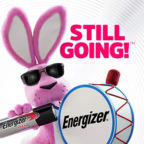 ENERGIZER AA BATTERIES, MAX DOUBLE AA BATTERY ALKALINE, 4 COUNT