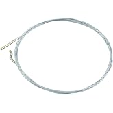 Throttle Cable, for Beetle &amp; Ghia 71-74, 2642mm, Compatible with Dune Buggy | empi air cooled accelerator cable bug 1972-74 stock replacement 98-7502-b Compatible with VW type 1 bug 1972-74 stock