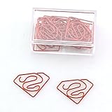 OUTU 30pcs/Box Shape Paper Clips Funny Kawaii