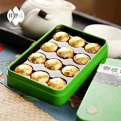 Authentisches China Yunnan Pu-Erh Raw Tee Mini-Serie Pu'er Tuocha Tea Cake (2.5 Gramm x 12) – Bild 3