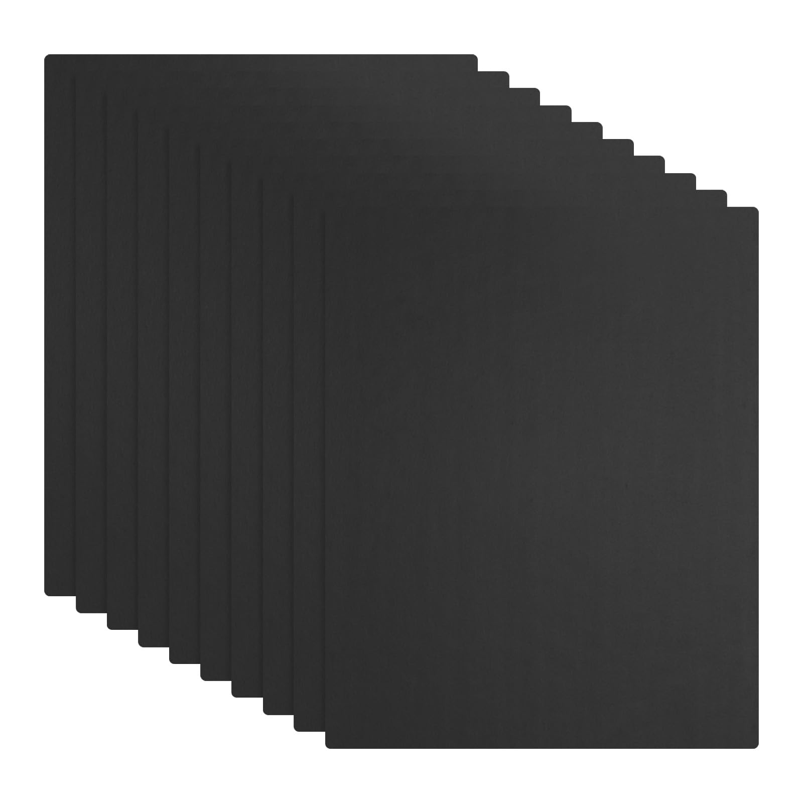 Rebower 10 PCS Black Foam Board 203 x 254 mm, Foam Boards 3.2mm Thick Foam Poster Board, [for Presentation Projects, Art Crafts, Poster Making]