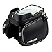 MOREZONE Bicycle Top Tube Frame Bag Cycling Pannier Waterproof Mobile Phone Screen Touch Holder For iPhone 8 7 7plus 6 6plus Below 6.0
