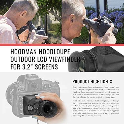 2 Hoodman+HoodLoupe+Outdoor+Viewfinder+Cleaning