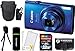 Canon PowerShot ELPH 170 IS 20.0MP Digital Camera (Blue) + 32GB Card + Reader + Case + Accessory Bundle
